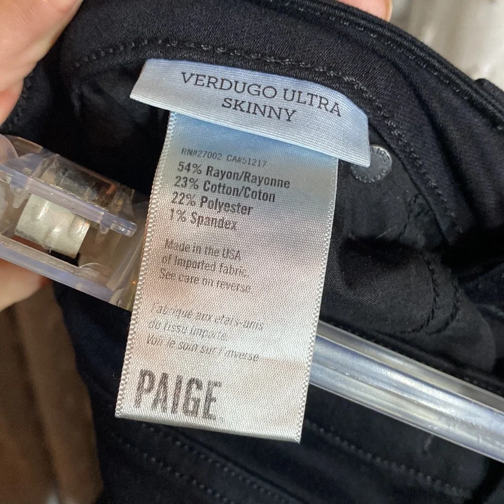 PAIGE Verdugo Ultra Skinny denim size 25 EUC - Picture 8 of 9